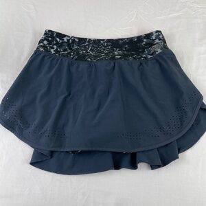 New Balance NB Dry Blue Lined Skort Skirt Shorts